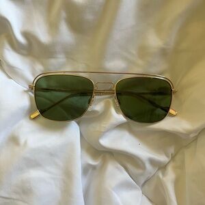 Calvin Klein Gold and Green sunglasses